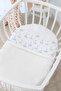 Double-Sided Baby Blanket, 100% Cotton Waffle Pique |   Pillowcase with Gift - Blue Dainty Bow - 70 X 105 cm - 5