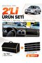 Hyundai Accent Admire-Mi̇leni̇um (2000-2006) Compatible Glove Box Cover + Thai Feather Bag Set - Hu009