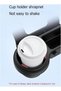 GDQ 4-in-1 Car Window Organizer - Clip-On Cup Holder & Phone Mount with Hooks | No Drill Universal Fit for SUV/Truck/Sedan | Slide-Free Installation - 6