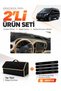 Dashboard Cover + Thai Feather Trunk Bag + Sticker Set Compatible with Mercedes Vito W447 (2014-2021) - Mb026