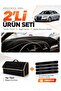 Audi A6 (2005-2011) Compatible Dashboard Cover + Thai Feather Trunk Bag + Sticker Set - Au004