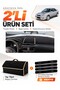 Dashboard Cover + Thai Feather Trunk Bag + Sticker Set Compatible with Subaru Imprezza (1998-2000) - Su004