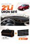 Volkswagen Golf 4 Mk4 (1997-2003) Compatible Glove Box Cover + Tay Feather Trunk Bag Set - Vw009