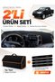 Toyota Hi̇lux (2005-2014) Compatible Dashboard Cover + Tay Tüy Luggage Bag + Sticker Set - To018