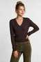 Shimmering Seasonal Knitwear Cardigan 4381 Lki̇0075 Brown