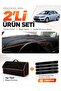 Ford Focus 2.5 Sedan Covered (2008-2011) Compatible Glove Box Cover + Tay Feather Trunk Bag Set - Fo011
