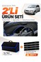 Chevrolet Kalos (2009-2013) Compatible Dashboard Cover + Tay Feather Trunk Bag + Sticker Set - Ch004