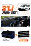 Fiat Doblo (2000-2008) Large Screen Without Airbags Compatible Glove Box Cover + Thai Feather Bag Set - Fi021