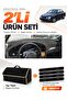 Kia Shuma (1995-2003) Compatible Torpedo Cover + Thai Feather Luggage Bag + Sticker Set - Ki017