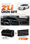 Honda Civic Fb7 (2011-2015) Compatible Glove Box Cover + Thai Feather Trunk Bag + Sticker Set - Ho011