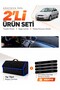 Ford Focus 1 (1998-2005) Compatible Dashboard Cover + Tay Feather Trunk Bag + Sticker Set - Fo009