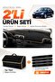 Mercedes W203 C-Class (2000-2007) Compatible Glove Box Cover + Tay Tüy Luggage Bag Set - Mb005