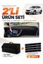 Hyundai Tucson (2016-2018) Compatible Glove Box Cover + Thai Feather Trunk Bag + Sticker Set - Hu035