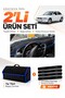 Proton 415-416-418-420 (1994-2000) Compatible Glove Box Cover + Feather Lint Trunk Bag Set - Pr002