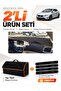 Volvo V40 (2012-2019) Compatible Glove Box Cover + Tay Feather Trunk Bag + Sticker Set - Vo005