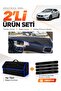 Volvo V40 (2012-2019) Compatible Glove Box Cover + Tay Feather Trunk Bag + Sticker Set - Vo005