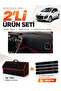Peugeot 3008 Without Screen (2010-2015) Compatible Glove Box Cover + Thai Feather Trunk Bag Set - Pe016