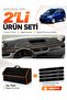 Renault Express Fully Covered (2021-2024) Compatible Glove Box Cover + Thai Feather Luggage Bag Set - Re021