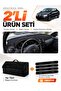 Daci̇a Logan (2009-2012) Compatible Glove Box Cover + Tay Tüy Luggage Bag + Sticker Set - Da005