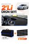 Glove Box Cover + Thai Feather Bag Set Renault Fluence Small Screen (2009-2016) Compatible - Re022