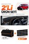 Fiat Doblo (2000-2008) Small Screen Without Airbags Compatible Glove Box Cover + Thai Feather Bag Set - Fi005