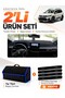 Daci̇a Jogger Screened (2022-2026) Compatible Glove Box Cover + Thai Feather Luggage Bag Set - Da001