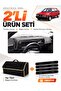 Volkswagen Golf 2 (1983-1992) Compatible Dashboard Cover + Tay Feather Trunk Bag + Sticker Set - Vw007