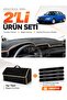 Audi A4 (1994-2001) Compatible Glove Box Cover + Thai Feather Trunk Bag + Sticker Set - Au006