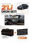 Subaru Legacy B4 (2003-2009) Compatible Glove Box Cover + Tay Feather Trunk Bag + Sticker Set - Su005
