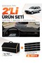 Renault 12 Toros Without Cover (1969-2000) Compatible Glove Box Cover + Tay Feather Luggage Bag Set - Re002