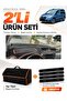 Peugot Partner Screen-Covered (2008-2017) Compatible Glove Box Cover + Thai Feather Bag Set - Pe022