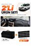 Fi̇at Doblo (2007-2015) Airbag Compatible Large Screen Compatible Glove Box Cover + Thai Feather Bag Set - Fi022
