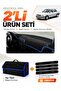 Seat Toledo (1995-2005) Compatible Glove Box Cover + Feather-Textured Trunk Bag + Sticker Set - Se010