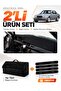 Mercedes W124 (1984-1995) Compatible Dashboard Cover + Tay Feather Trunk Bag + Sticker Set - Mb011