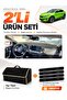 Kia X-Ceed (2020-2025) Compatible Torpedo Cover + Thai Feather Luggage Bag + Sticker Set - Ki005