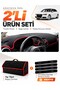 Audi A3 (2013-2020) Compatible Glove Box Cover + Tay Feather Luggage Bag + Sticker Set - Au007