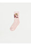 Quality Pieces from Çelebi Store: 3-Piece Cute Teddy Bear Embroidered Girls' Towel Socks - 6