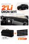 Citroen C5 Ai̇rcross (2018-2026) Compatible Glove Box Cover + Tay Tüy Luggage Bag Set - Ci014