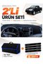 Toyota Hi̇lux (2005-2014) Compatible Dashboard Cover + Tay Tüy Luggage Bag + Sticker Set - To018