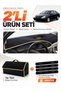 Dashboard Cover + Thai Feather Trunk Bag + Sticker Set Ci̇troen C5 (2001-2004) Compatible - Ci007