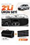 Renault Clio 3 (2005-2012) Compatible Glove Box Cover + Tay Feather Trunk Bag + Sticker Set - Re017