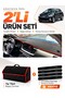 Kia Stonic (2021-2025) Compatible Torpedo Cover + Thai Feather Trunk Bag + Sticker Set - Ki024