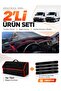 Renault Master (2011-2021) Compatible Dashboard Cover + Tay Feather Luggage Bag + Sticker Set - Re037