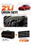 Seat Cordoba (2001-2008) Compatible Glove Box Cover + Feather-Style Trunk Bag + Sticker Set - Se003