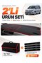 Dashboard Cover + Thai Feather Trunk Bag + Sticker Set Compatible with Volkswagen Caddy (2015-2021) - Vw003