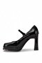 26Blg477-2 Women's Platform Shoes Black - 3