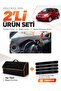 Nissan Note E12 (2009 and Later) Compatible Torpedo Cover + Tay Feather Luggage Bag + Sticker Set - Ni011