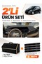Renault Scenic 3 (2009-2016) Compatible Glove Box Cover + Tay Feather Trunk Bag + Sticker Set - Re045