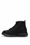 26Ksrrz1001 Women's Genuine Leather Flat Boots Black - 3