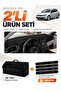 Volkswagen Golf 6 (2008-2012) Compatible Glove Box Cover + Tay Feather Trunk Bag + Sticker Set - Vw011